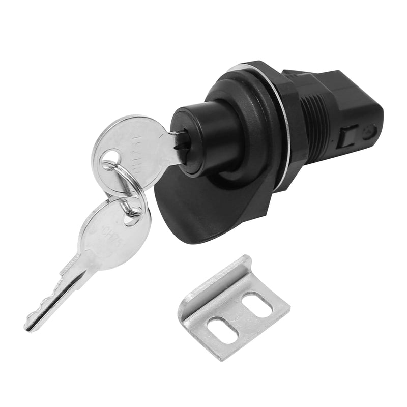 Push Button Latch Replacement for Southco 93-303, Push Button Lock Glove Box Latch for Marine Radio Box Truck Tool Box Golf Cart Boat Motorcycle Glovebox Push Lock (1, Black) 1