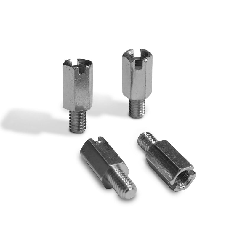 Kado Wall Mount Spacer Adapter Set for Desktop/Portable Monitor, 4pcs M4x10mm Hex Stainless Steel Standoff Spacer Screw Nut Bolt Motherboard Prototyping Accessories for PCB, Computer & Circuit Board 4-Pack