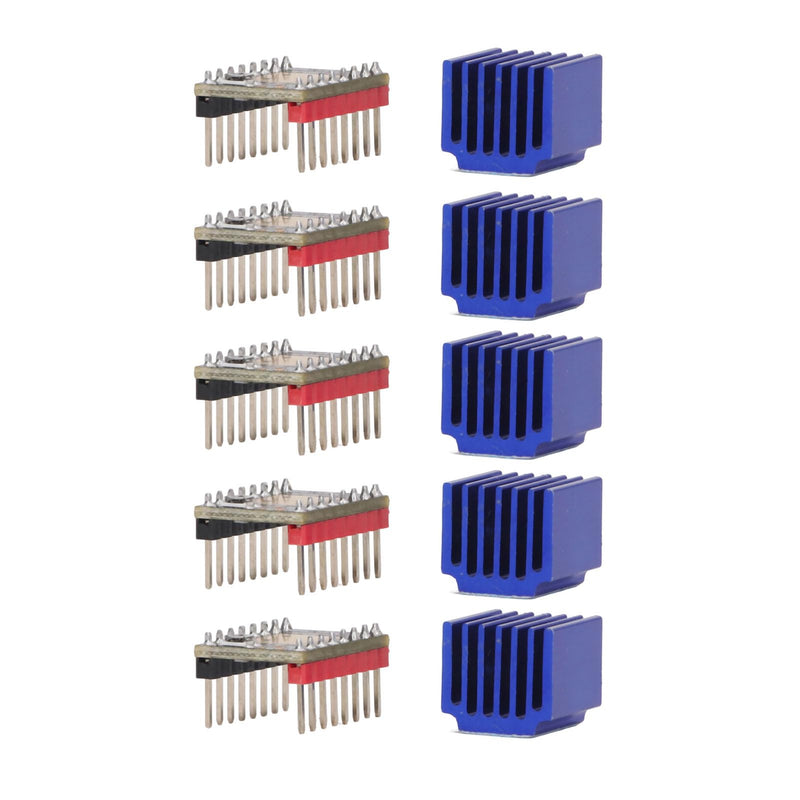 TMC2209 V2.0 Stepper Motor Driver, 5PCS Ultra Silent 3D Printer Driver 2.5A Uart for SKR Mini E3 V3.0 MKS Gen L Ender 3 Replacement for A4988