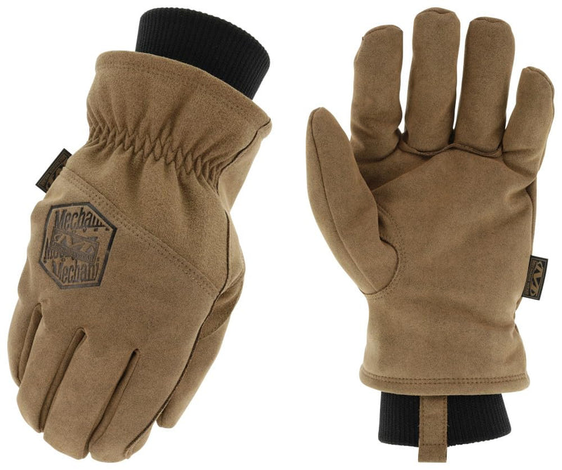 Mechanix Wear ColdWork Insulated Driver - Insulated Leather Gloves for Winter Work - Water-Resistant - Secure Fit - Touchscreen-Capable - Durable - Medium - Brown