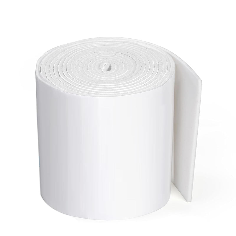 1/4" x 6" x 3 Yard Adhesive Felt Padding Felt Adhesive White Felt Roll Orthopedic Part for Wound Cushioning Cuttable Felt Padding for Provide Cushioning and Support in Pain Foot, 1 Roll