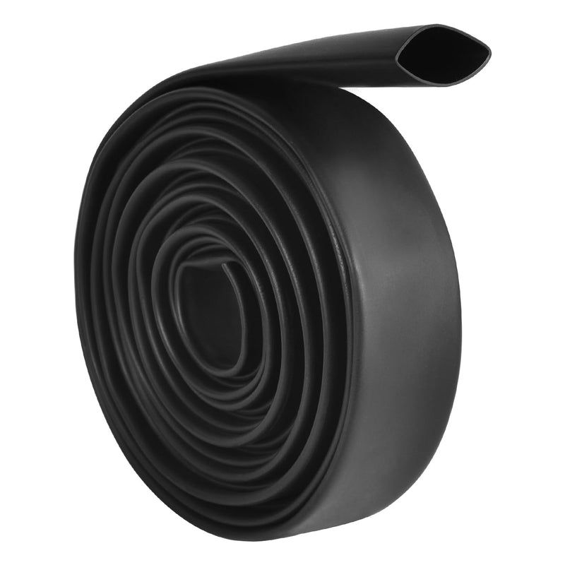 1/2 Inch Heat Shrink Tubing - 13Ft 3:1Ratio Waterproof Heat Shrink Tubin - Adhesive Lined,Dual Wall Adhesive Shrinkable Wire Wrap Tube - Black (1, Black, 1/2"(12.7mm)-13Ft)