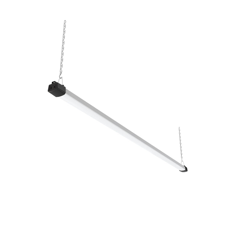Quarterback 4FT LED Shop Light 40W Strip Work Compact Slim with Inline Switch Daylight White 5000K for Garage Workshop Basement