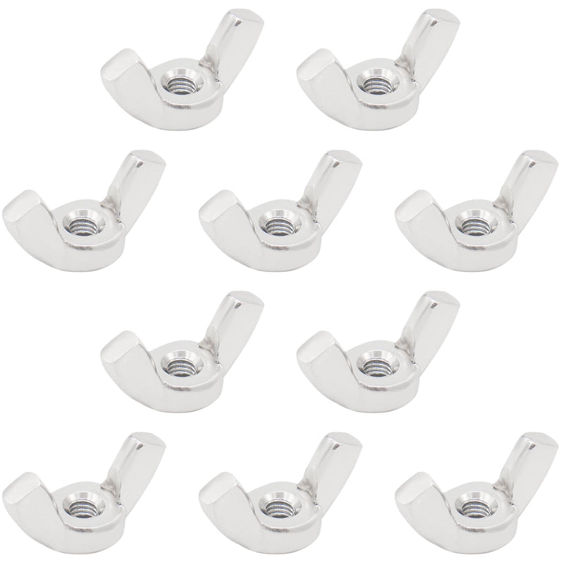 20pcs M3x0.5mm Wing Nuts, Carbon Steel Zinc Plated Butterfly Wingnuts Wing Metric Nuts Fasteners Parts Screws Hand Twist Tighten Ear Butterfly Nut M3-20pcs