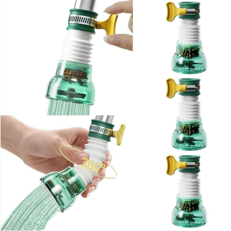 3Pcs Faucet Water Filter, 360°Rotating Faucet Nozzle Water Filter, Faucet Filter, Water Faucet Filter for Kitchen Accessories