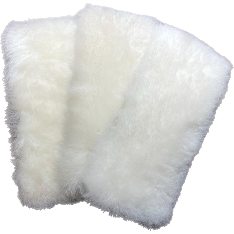 100% Natural Lambskin Faux Finish Applicator. Unique Interchangable Lambswool Pads. Great for Faux Finishing, Staining, Polyurethane and Paint (3 Refill Pads ONLY)