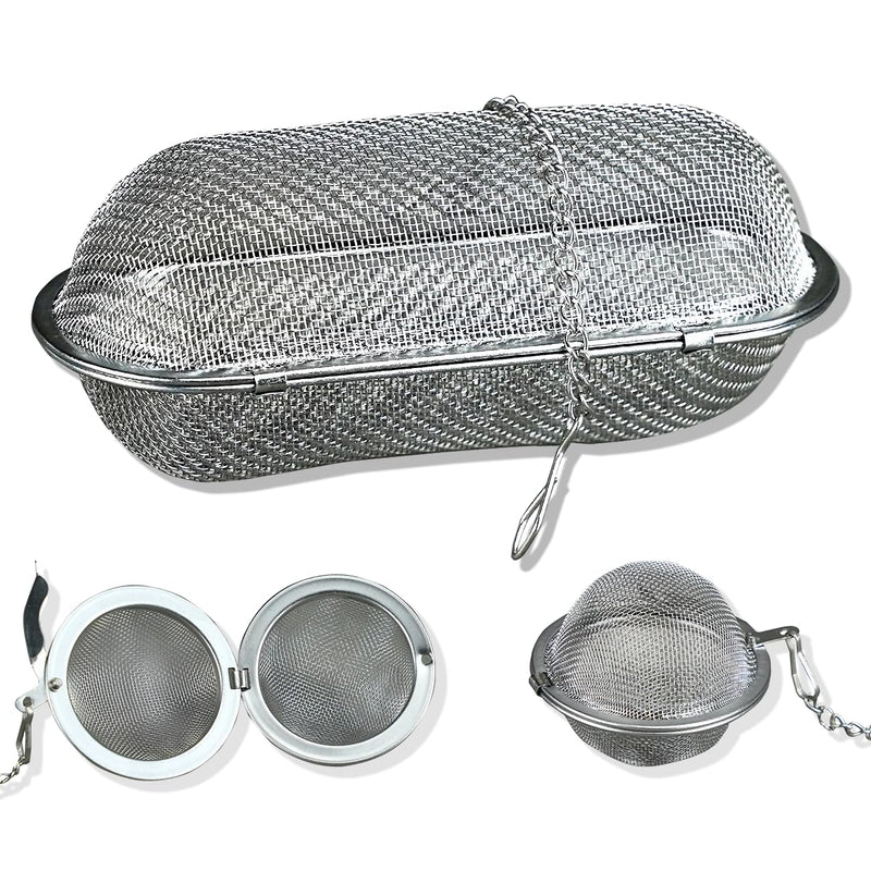3 Pack Ultrasonic Cleaner Basket, Ultrasonic Jewelry Cleaner Stainless Steel Basket for Ultrasonic Jewelry Cleaner, Parts, Jewelry Steamer, Placed Ultrasonic Cleaning 4.2 Inch