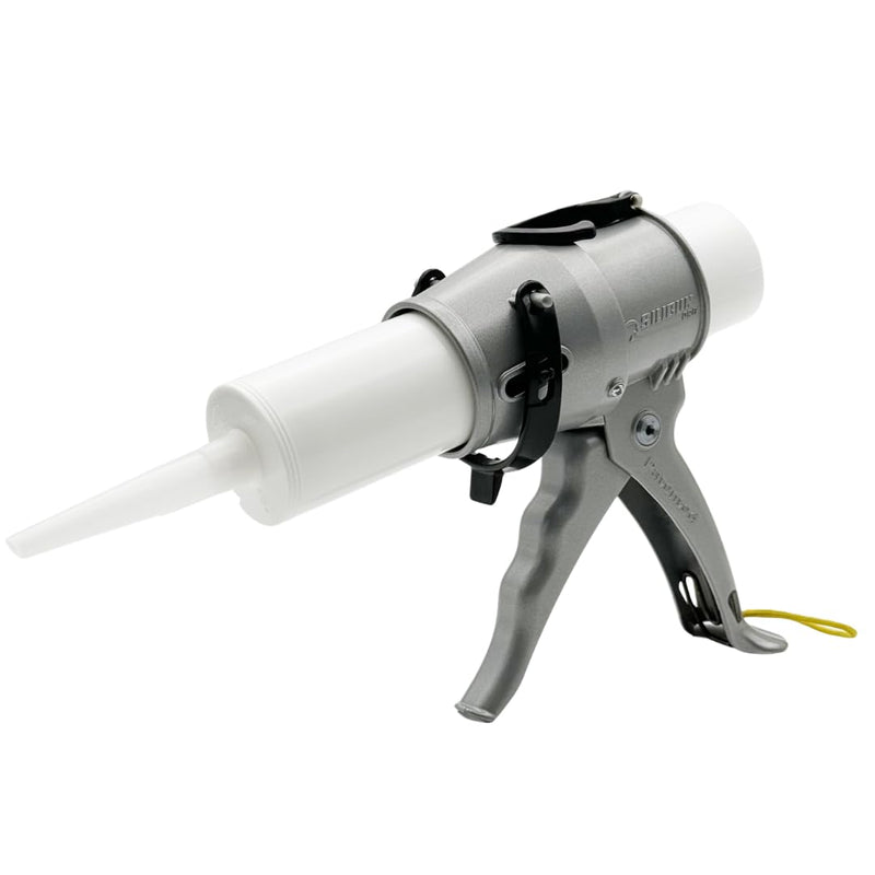 SILIGUN™ PRO Compact 24:1 Caulking Gun - No Drip Caulk Gun - Patent Design - Lightweight Aluminum Frame - Works with all 10 oz Tubes Siligun Pro