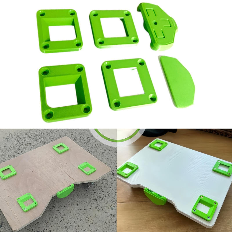 3D Printing Bottom Fixing Buckle for Diy Fun - Compatible with Fes-tool Roll Board/Toolbox Cart, Compatible with sys-tainer, Compatible with sor-tainer Modication (Only Buckle)