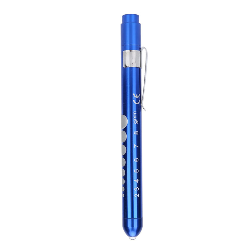 Pen Light Fastlight Pen LED, Portable Pen Lights Medicals | Multi Functional Nurse Pen Light with Pupil Ruler for Ear Mouth Throat Examination (Blue)