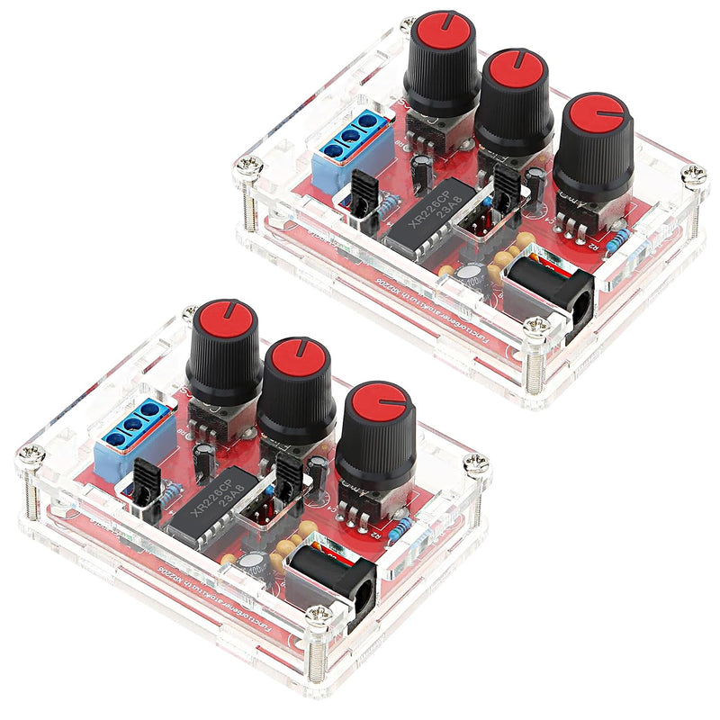 Signal Generator Kit,，2PCS XR2206 Precise Function Signal Generator Frequency Module Sine Triangle Square Output Adjustable