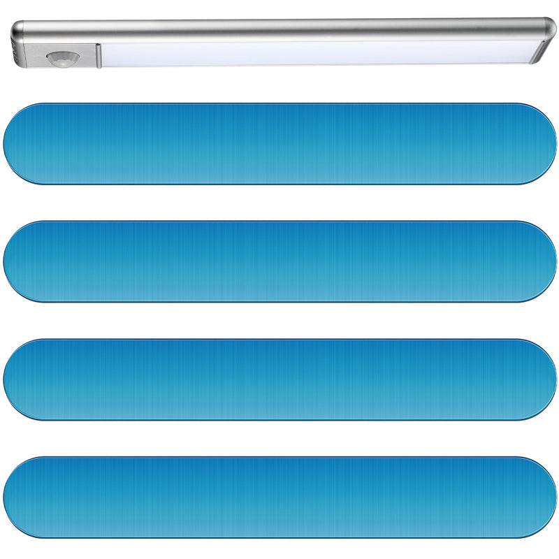 Konohan 4 Pcs Under Cabinet Lights Magnetic Sticky, Cabinet Lights Replacement Magnetic Strips