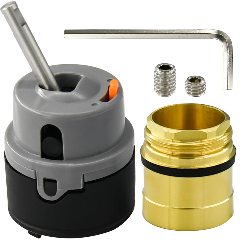 RP50587 Cartridge Compatible with Delta DST Single-Handle Kitchen and Lavatory Faucets (36mm) -Includes RP51503 Bonnet Nut and Allen Wrench