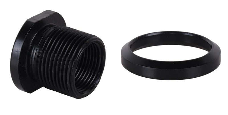 Thread Protector, 1/2 x 28 Convert to 5/8x24 with Crush Washer Steel (1)