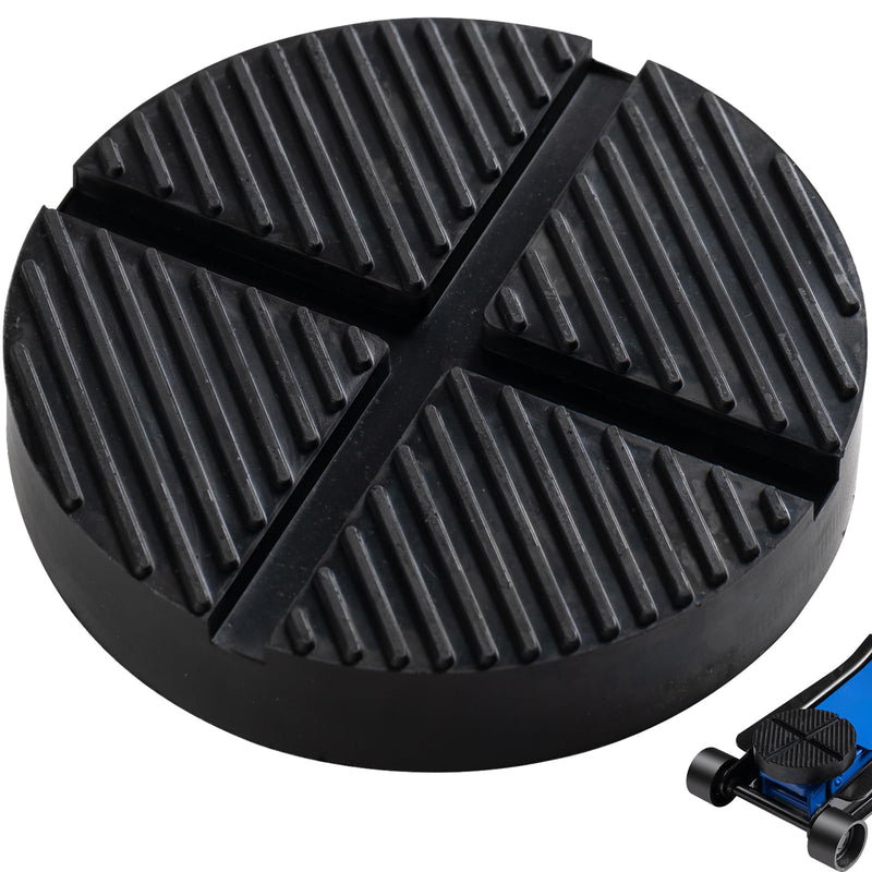 Universal Floor Jack Rubber Pad, Cross Beam Jack Adapter, Pinch Weld Side Frame Protector, 1 Pack