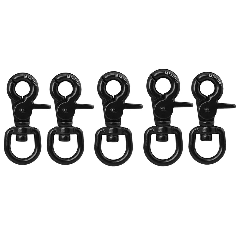 5 Pack Trigger Snap Hooks, 2.65" Heavy Duty Lobster Claw Clasps Scissor Snaps, 316 Stainless Steel Lobster Claw Clips for Flag Pole, Dog Leash, Cage, Camera Straps, Key Chains 5 Pack