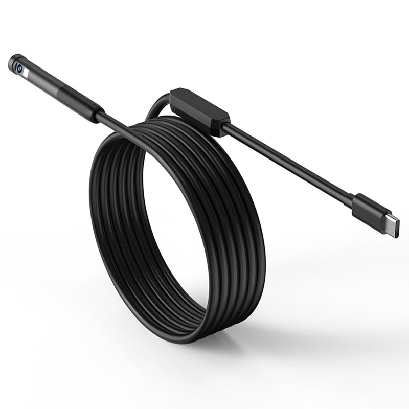 Weytoll Endoscope Camera with Light, Phone Connected Endoscope, Type-C Inspection Borescope Camera 7.9mm Built-in Adjustable LED Lights IP67 Waterproof for Android IOS