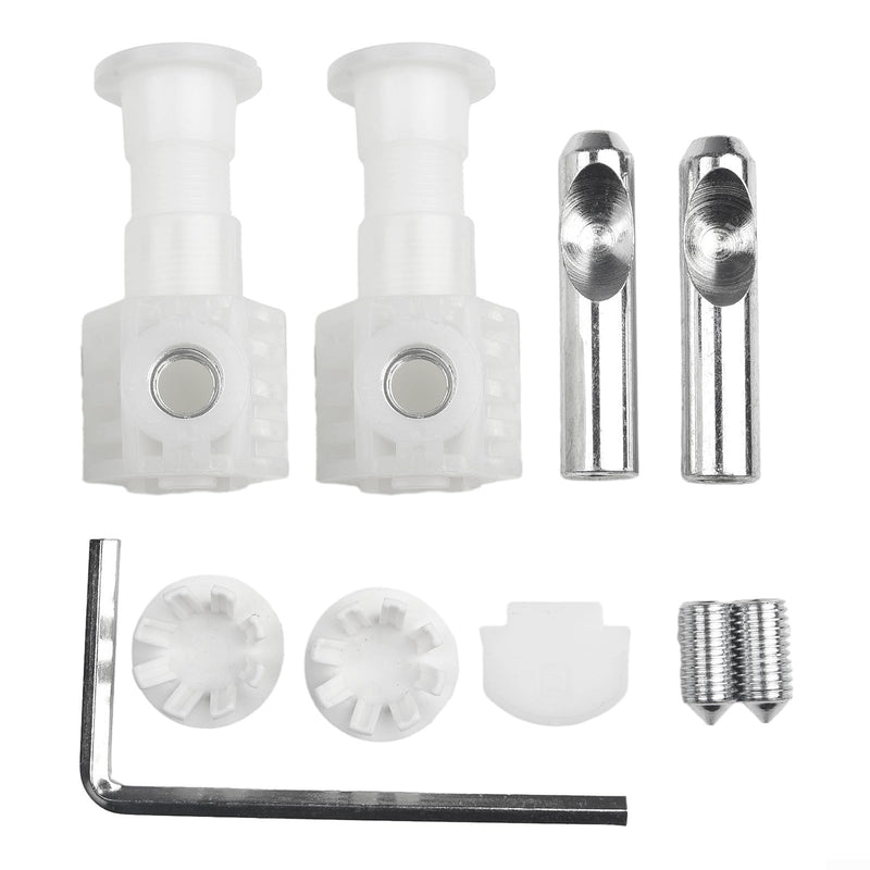 Wall Hung Toilet Fixing Bolts Repair Screws Accessories Toilet Bowl Accessory Connector Tool Fittings Fixing Kits For Bathroom(White) White