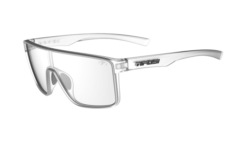 Tifosi Sanctum Sunglasses, Ideal For Cycling, Golf, Hiking, Running, Tennis & Pickleball, Lifestyle Satin Clear (Clear Lens)