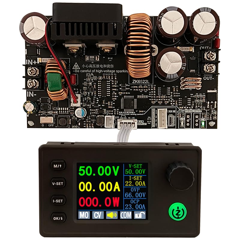 22A 1400W DC 6-75V Stabilized Voltage Power Supply Step-Down Module CNC Adjustable Voltage Regulators