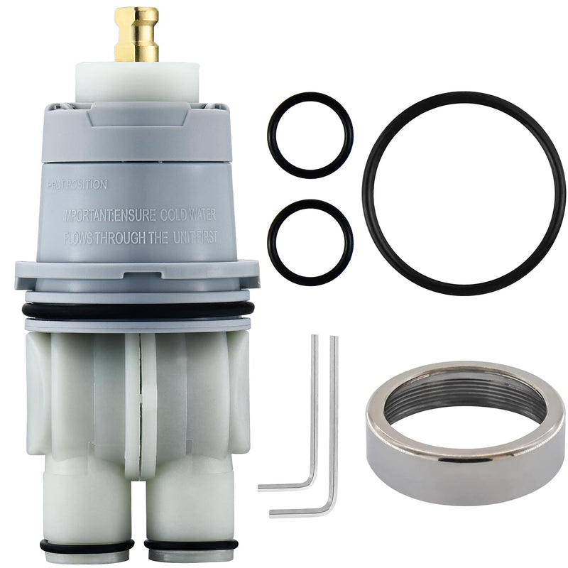 RP46074 Shower Cartridge, Compatible with Delta 13/14 Series Shower Faucet, Replacement Monitor MultiChoice Cartridge, Single Handle Universal Shower Cartridge Repair Assembly with RP22734 Bonnet Nut