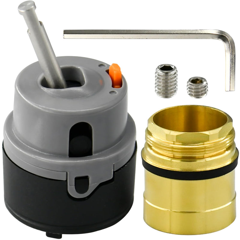 RP50587 Cartridge Replacement for Delta Single Handle Kitchen and Lavatory Faucets, Works with DIAMOND Seal Technology Models Featuring a 36 mm Motion, (Include RP51503 Bonnet Nut） RP50587 and RP51503 Bonnet Nut