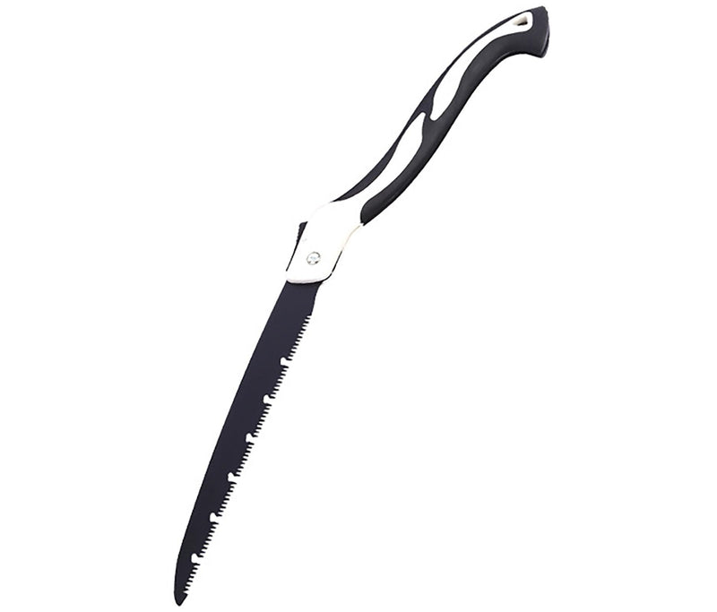 Folding Saw with Rubber Handle, 24.8 Inch Manganese Steel SK-5 Blade Pruning Saw for Hunting, Gardening, Camping and Trimming (blade 29cm) blade 29cm