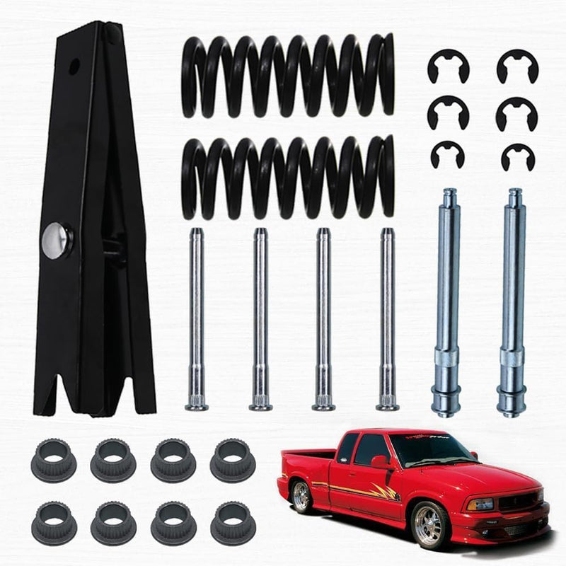 Door Hinge Repair Kit with Spring Tool - Compatible with 94-04 Chevrolet Door Roller pin Hinge with Tools and Springs 94-04 Chevrolet 23pcs