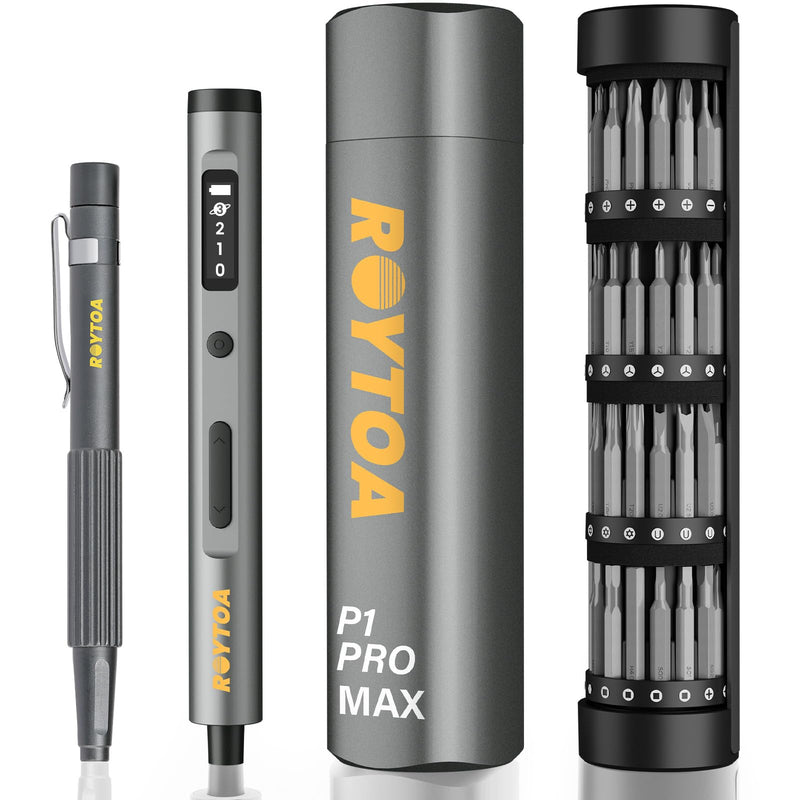 81-in-1 Mini Electric Screwdriver Set with 4 Torque Settings，3.7V Precision Screwdriver Set,500mAh Battery Cordless Screwdriver Repair Tool Set for,Electronics,Watches,Glasses,Cameras
