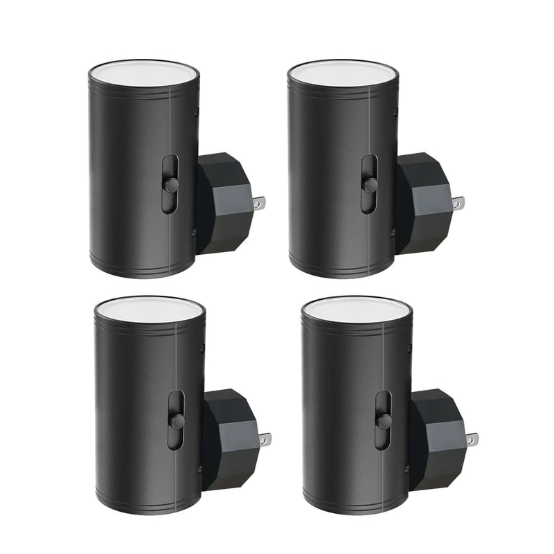 4 Pack LED Night Light, Plug Into Wall, Dusk to Dawn Sensor, Soft White 3000K,Uplight & Downlight, for Bedroom, Stairway, Hallway,Bathroom Dimmable 4PK-B