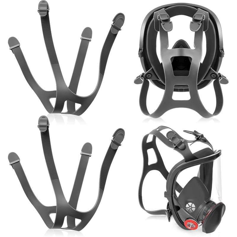 Jecery 4 Pcs Silicone Head Harness Strap