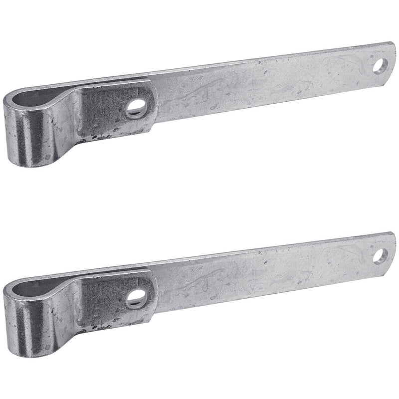 10" Heavy Duty Strap Hinge Galvanized - 2 Pack