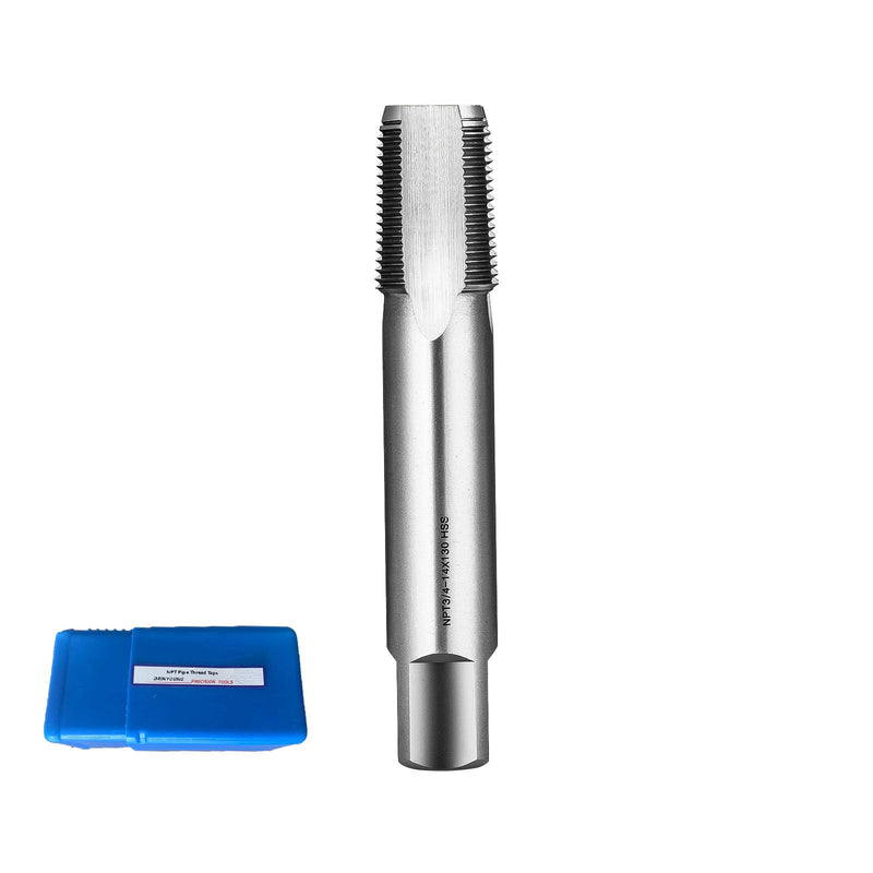 Tap Pipe Extended Pipe threadtap NPT high Speed Steel (HSS) Lengthened Taper Pipe Thread Taps DRINYOUNG (Extra Length 3/4"-14×5.2 NPT) Extra Length 3/4"-14×5.2 NPT