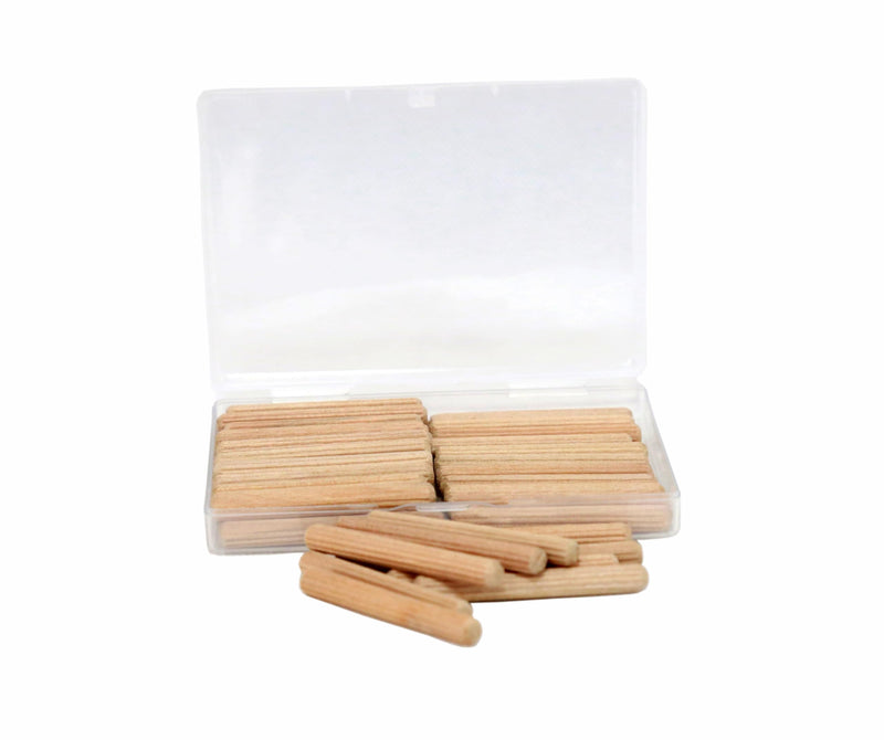 42Pcs Wood Dowel Pins Compatible with IKEA Part 101339 (Kallax Shelves), Replacement Shelf Support Pins for IKEA Kallax Shelves, Fluted Dowel Pins Made from Hardwood