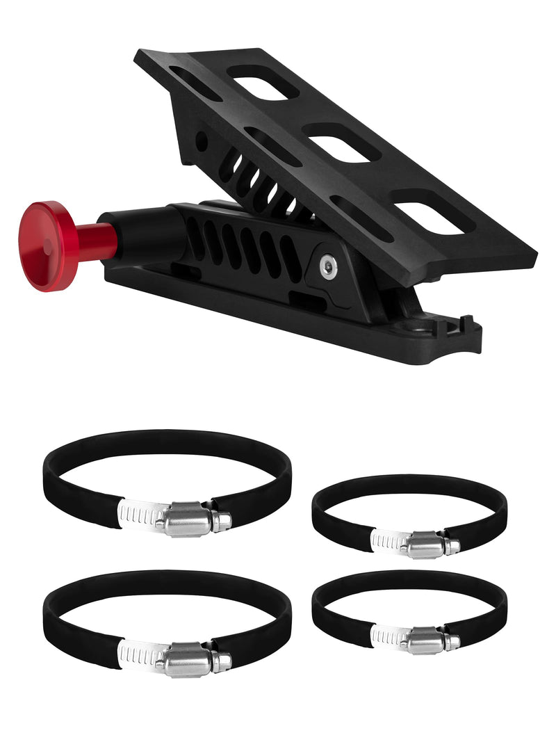 Adjustable Fire Extinguisher Mount, Easy Install on Roll Bar/ Cage Fire Extinguisher Holder, Quick Release Mounting Bracket for Jeep Wrangler JT TJ JKU JK JL UTV Cam-Am X3 Polaris RZR Ranger 1