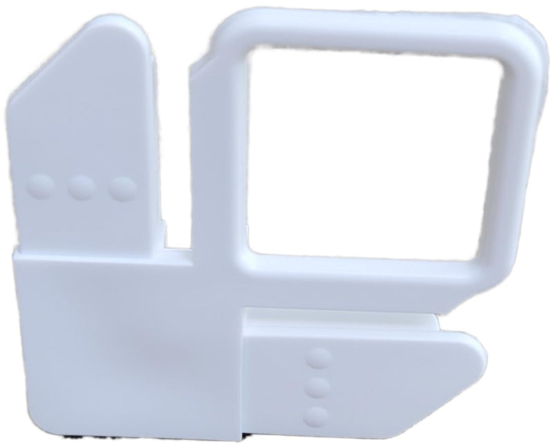5/16" Outside Window Screen Corner with Pull Tab, White, 20 Pack