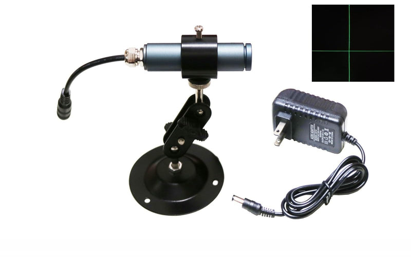 520nm Green Cross Line Light Cross hair Locator Markert for Sawmill Woodworks Alignment Swamp Haunted house Pond 5mw Crosshair Module DC5V
