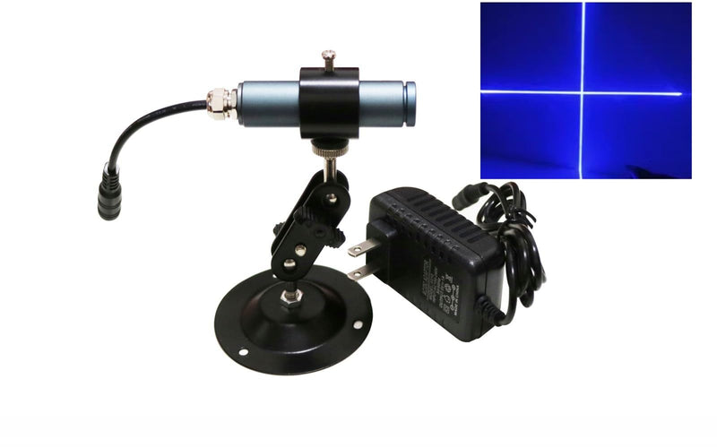 445nm 450nm Blue Line Module Generator Projector Diode for Positioning Laser Alignment Locator for Wood Stone Fabric Cutting Laser Swamp DC5V(Blue Cross)