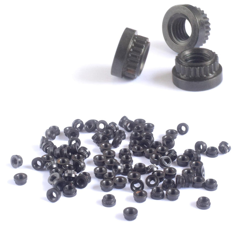M3 Stainless Carbon Steel Self Clinching Rivet Nut Fastener 100pcs/Pack (M3 Carbon Steel Press nut) M3(100pcs)Carbon Steel