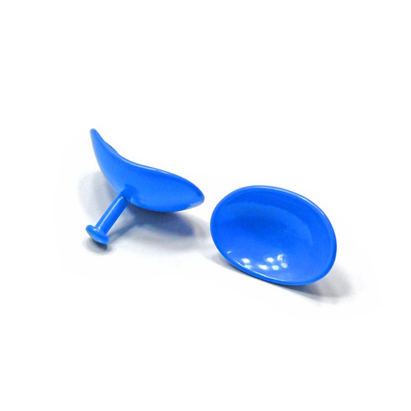Stainless Steel Corneal Eye Shield Protector, 29mm X 21mm (Large), Coated, Set of 2