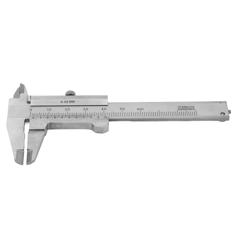 Stainless Steel Vernier Caliper, Measuring Tool 0‑50mm Range,for Jewelry, and Watch Toolbox
