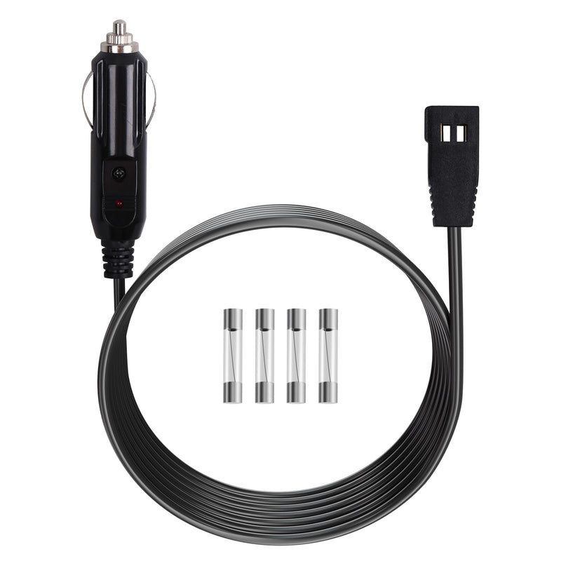 12V DC Power Cord 720105-1, Replacement Fish Finder Charger Cable, Compatible with Humminbird PC, All ICE Helix & Flasher Models Fishing Finder Power Cable