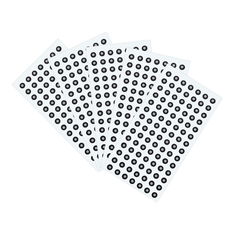 uxcell 500Pcs 3D Scanner Markers 3mm for 3D Scanner, 3D Tracking Dots Reference Point Markers, 3D Target, Diffuse Reflection Markers for 3D Scanner and Optical Tracking