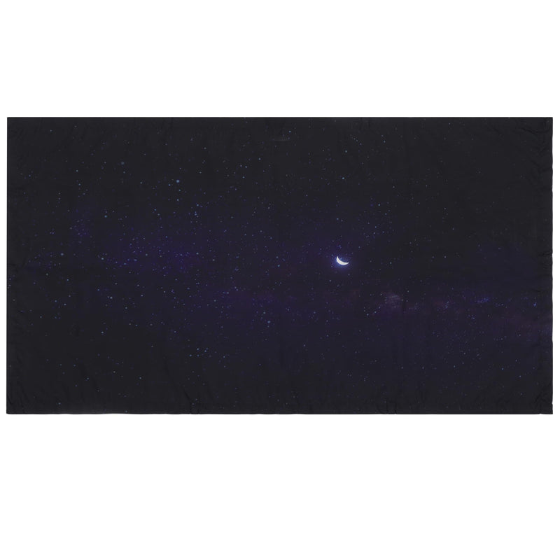 Fluorescent Light Cover with 4 x 2 Feet,Magnetic Fluorescent Light Cover Starry for Hospital Office Classroom Library Star Black