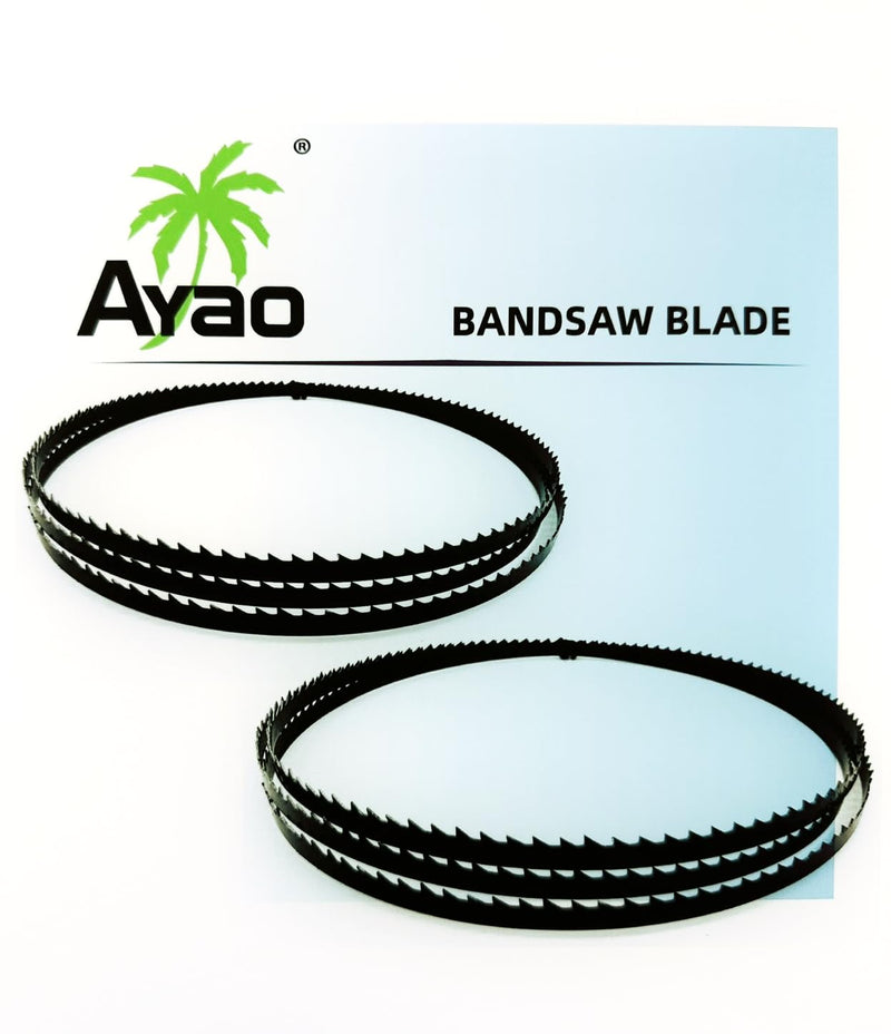 AYAO 115 inch Bandsaw Blades X1/4" X 12TPI to fit Laguna 14/12, Laguna 14BX Band Saws and Shop Fox G9971, Shop Fox W1673 Band Saws