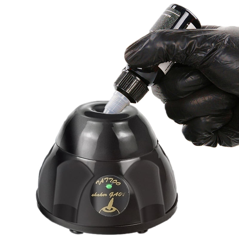 Yugui Mini Vortex Paint Mixer 4000rpm with Touch Function, High-Speed Lab Mixer Machine for Paint Shaking, Nail Polish, Tattoo Ink, Eyelash Glues, Test & Centrifuge Tubes Compact & Efficient, Black