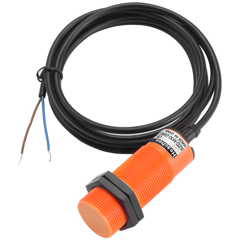 Heschen M30 Capacitive Proximity Sensor Switch Detector 20mm Proximity Switch | SZC-M30-20AO 20-250VAC 400mA Normally Open (NO) 2 Wire