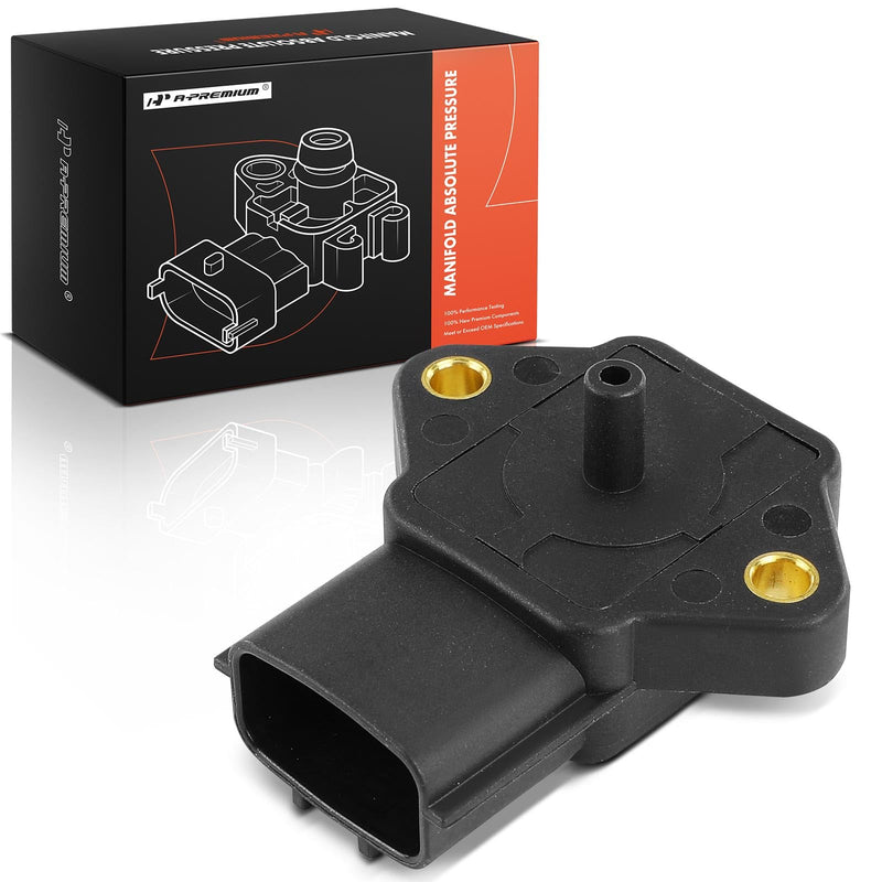 A-Premium Barometric Pressure Sensor [3 Pins] Compatible with Mazda Miata 1999-2005 1.8L, MPV 2000-2006, Replace# Z5A618211A