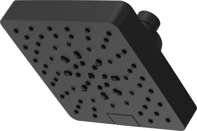 Pfister USH-51SHW Modern Square 1.75 GPM Multi Function Shower Head Spot Defense Black