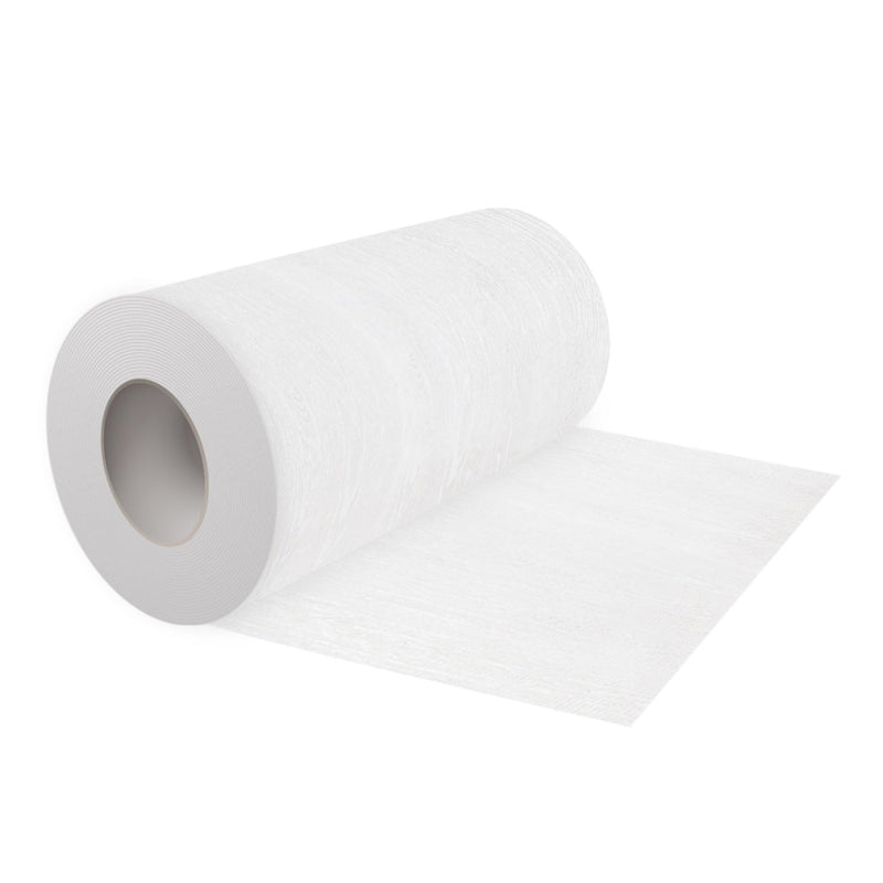 White Wood Grain Wallpaper Border (1.97 inch x 393.7 inch, 5 Centimeter x 10 Meter) Self Adhesive Removable Waterproof Peel and Stick Wall Edging Mirror Framing Bathroom Décor White 2" x 394"